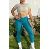 imageAoxjox Short Sleeve Crop Tops for Women Classic Longline Baby Tee Workout T Shirt TopMink