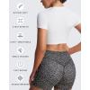 imageAoxjox Short Sleeve Crop Tops for Women Classic Longline Baby Tee Workout T Shirt TopSnow White