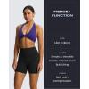 imageAoxjox Siren Workout Biker Shorts for Women Tummy Control High Waisted Hidden Scrunch Athletic Gym Yoga Short 5quot6quot7quotBlack