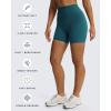 imageAoxjox Siren Workout Biker Shorts for Women Tummy Control High Waisted Hidden Scrunch Athletic Gym Yoga Short 5quot6quot7quotDeep Lagoon