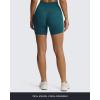 imageAoxjox Siren Workout Biker Shorts for Women Tummy Control High Waisted Hidden Scrunch Athletic Gym Yoga Short 5quot6quot7quotDeep Lagoon