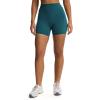 imageAoxjox Siren Workout Biker Shorts for Women Tummy Control High Waisted Hidden Scrunch Athletic Gym Yoga Short 5quot6quot7quotDeep Lagoon