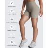 imageAoxjox Siren Workout Biker Shorts for Women Tummy Control High Waisted Hidden Scrunch Athletic Gym Yoga Short 5quot6quot7quotMink