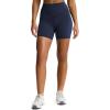 imageAoxjox Siren Workout Biker Shorts for Women Tummy Control High Waisted Hidden Scrunch Athletic Gym Yoga Short 5quot6quot7quotNavy