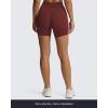 imageAoxjox Siren Workout Biker Shorts for Women Tummy Control High Waisted Hidden Scrunch Athletic Gym Yoga Short 5quot6quot7quotRum Raisin