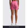 imageAoxjox Trinity Workout Biker Shorts for Women CrossWaist Crossover High Waisted Tummy Control Athletic Running Yoga Short 6quotAzalea Pink
