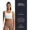imageAoxjox Trinity Workout Biker Shorts for Women CrossWaist Crossover High Waisted Tummy Control Athletic Running Yoga Short 6quotBrownie