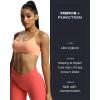 imageAoxjox Trinity Workout Biker Shorts for Women CrossWaist Crossover High Waisted Tummy Control Athletic Running Yoga Short 6quotSpiced Coral