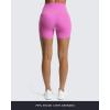 imageAoxjox Trinity Workout Biker Shorts for Women CrossWaist Crossover High Waisted Tummy Control Athletic Running Yoga Short 6quotSpring Crocus