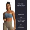 imageAoxjox Trinity Workout Biker Shorts for Women CrossWaist Crossover High Waisted Tummy Control Athletic Running Yoga Short 6quotTaupe
