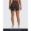 imageAoxjox Venus Workout Biker Shorts for Women CrossWaist Tummy Control High Waisted Hidden Scrunch Yoga Short 5quot6quot7quotMulch