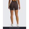 imageAoxjox Venus Workout Biker Shorts for Women CrossWaist Tummy Control High Waisted Hidden Scrunch Yoga Short 5quot6quot7quotMulch