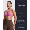 imageAoxjox Womens Workout Sports Bras Fitness Satara Low Impact Bra Yoga Crop TankSpring Crocus