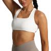 imageAoxjox Womens Workout Sports Bras Square Neck Emma Cross Back Fitness Training Gym Bra Yoga Crop TankWhite