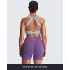 imageAoxjox Womens Workout Sports Bras Twist Front Fitness Training Gym Bra Yoga Crop Lola TankAiry Blue
