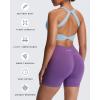 imageAoxjox Womens Workout Sports Bras Twist Front Fitness Training Gym Bra Yoga Crop Lola TankAiry Blue