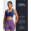 imageAoxjox Womens Workout Sports Bras Twist Front Fitness Training Gym Bra Yoga Crop Lola TankBellwether Blue