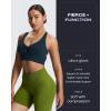imageAoxjox Womens Workout Sports Bras Twist Front Fitness Training Gym Bra Yoga Crop Lola TankBlueberry