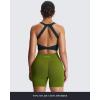 imageAoxjox Womens Workout Sports Bras Twist Front Fitness Training Gym Bra Yoga Crop Lola TankBlueberry