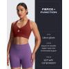 imageAoxjox Womens Workout Sports Bras Twist Front Fitness Training Gym Bra Yoga Crop Lola TankBurgundy