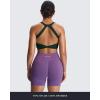 imageAoxjox Womens Workout Sports Bras Twist Front Fitness Training Gym Bra Yoga Crop Lola TankForest Green