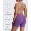 imageAoxjox Womens Workout Sports Bras Twist Front Fitness Training Gym Bra Yoga Crop Lola TankGrey