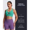 imageAoxjox Womens Workout Sports Bras Twist Front Fitness Training Gym Bra Yoga Crop Lola TankTurquoise