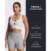 imageAoxjox Womens Workout Sports Bras Twist Front Fitness Training Gym Bra Yoga Crop Lola TankWhite