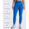 imageAoxjox Workout Leggings for Women High Waisted Exercise Athletic Gym Fitness Yoga Lexi Lined Pants 26quotDirectoire BlueWhite