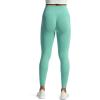 imageAoxjox Workout Seamless Leggings for Women High Waisted Fitness Yoga Contour Sculpt Pants 22quotBlue Turquoise