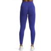 imageAoxjox Workout Seamless Leggings for Women High Waisted Fitness Yoga Contour Sculpt Pants 22quotBluing