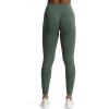 imageAoxjox Workout Seamless Leggings for Women High Waisted Fitness Yoga Contour Sculpt Pants 22quotDark Forest