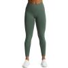 imageAoxjox Workout Seamless Leggings for Women High Waisted Fitness Yoga Contour Sculpt Pants 22quotDark Forest