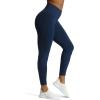 imageAoxjox Workout Seamless Leggings for Women High Waisted Fitness Yoga Contour Sculpt Pants 22quotEstate Blue