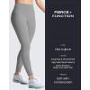 imageAoxjox High Waisted Workout Leggings for Women Trinity Yoga Pants 265quotA Grey