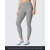 imageAoxjox High Waisted Workout Leggings for Women Trinity Yoga Pants 265quotA Grey