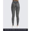 imageAoxjox High Waisted Workout Leggings for Women Trinity Yoga Pants 265quotBlackness Dot Printrun Small