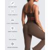 imageAoxjox Womens Define Sculpt Bandeau Bras Workout Curved Training Fitness Running Yoga Crop TankFudge Coffee