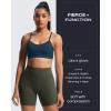 imageAoxjox Womens Workout Sports Bras Fitness Amor Low Impact Bra Yoga Crop TankBlueberry