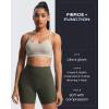 imageAoxjox Womens Workout Sports Bras Fitness Amor Low Impact Bra Yoga Crop TankMink