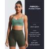 imageAoxjox Womens Workout Sports Bras Fitness Amor Low Impact Bra Yoga Crop TankSage Green