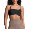 imageAoxjox Womens Define Sculpt Bandeau Bras Workout Curved Training Fitness Running Yoga Crop TankBlack