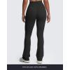 imageAoxjox Flare Leggings for Women Trinity Tummy Control High Waisted Wide Leg Yoga Pants 29quot31quot33quotBlack