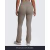 imageAoxjox Flare Leggings for Women Trinity Tummy Control High Waisted Wide Leg Yoga Pants 29quot31quot33quotDriftwood