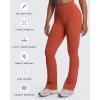 imageAoxjox Flare Leggings for Women Trinity Tummy Control High Waisted Wide Leg Yoga Pants 29quot31quot33quotEarthy Brown