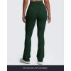 imageAoxjox Flare Leggings for Women Trinity Tummy Control High Waisted Wide Leg Yoga Pants 29quot31quot33quotForest Green