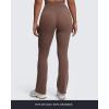 imageAoxjox Flare Leggings for Women Trinity Tummy Control High Waisted Wide Leg Yoga Pants 29quot31quot33quotFudge Coffee