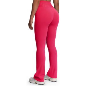 imageAoxjox Flare Leggings for Women Trinity Tummy Control High Waisted Wide Leg Yoga Pants 29quot31quot33quotLove Potion