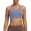 imageAoxjox Womens Workout Sports Bras Fitness MediumHigh Cross Back Sporty Bra Yoga Crop TankLazuli