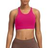 imageAoxjox Womens Workout Sports Bras Fitness MediumHigh Cross Back Sporty Bra Yoga Crop TankRose Red